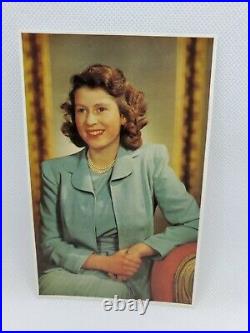 Vintage Portrait Of 17 Year Old Princess Elizabeth Postcard Queen