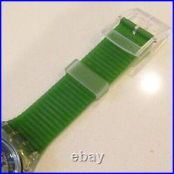 Vintage SWATCH Watch Time to Move SAK102 1992 AUTOMATIC NEON New Old Stock