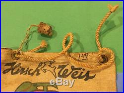 Vintage Water Bag Hirsch Weis Canvas GM Chevrolet Car Pickup Truck Accessory Old