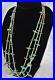 Vtg-Old-Navajo-Heishi-Turquoise-Shell-Bead-3-Strand-Necklace-30-01-xvp