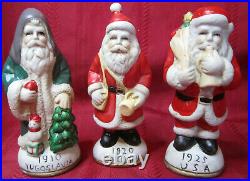 Vtg Old World Santa Christmas Collection 12 Handpainted Porcelain Ceramic Figure
