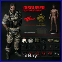 WJL Toys 1/6 Disguiser Metal Gear Old Snake Action Figure Game Collection Model