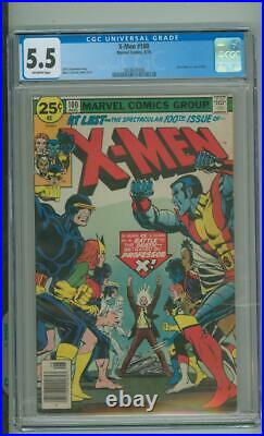 X-Men #100 CGC 5.5 Old X-Men vs New X-Men 1976