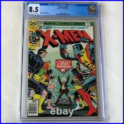X-Men #100 CGC 8.5 Very Fine+ Old vs New X-Men! Marvel Comic 1976