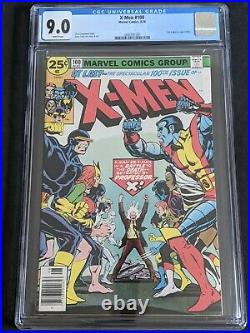 X-Men #100 CGC 9.0 VF/NM White Key Old Team vs New Marvel 1976