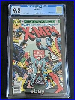 X-Men #100 CGC 9.2 NM- WHITE Key Old vs New Team Marvel 1976