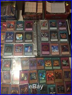Yugioh! Massive Binder Collection! 900+ HOLOS AND 6,000+ Commons Old School 1st